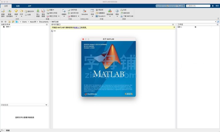 MATLAB R2024b V24.2.0.2712019 X64 中文破解版-字母铺